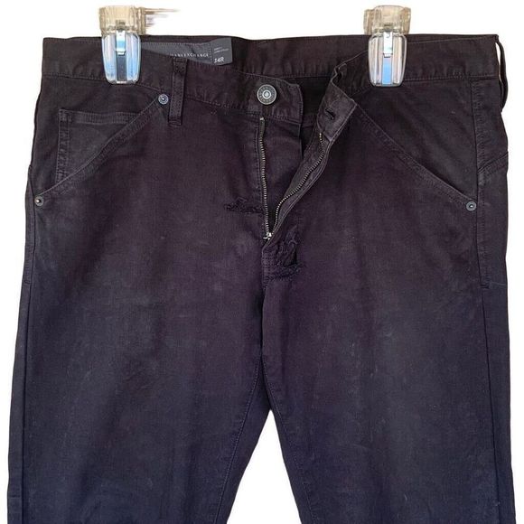 Armani Exchange Jeans Adult Sz 34R Black Slim Fit Stretch Denim Casual Men’s - Picture 3 of 16